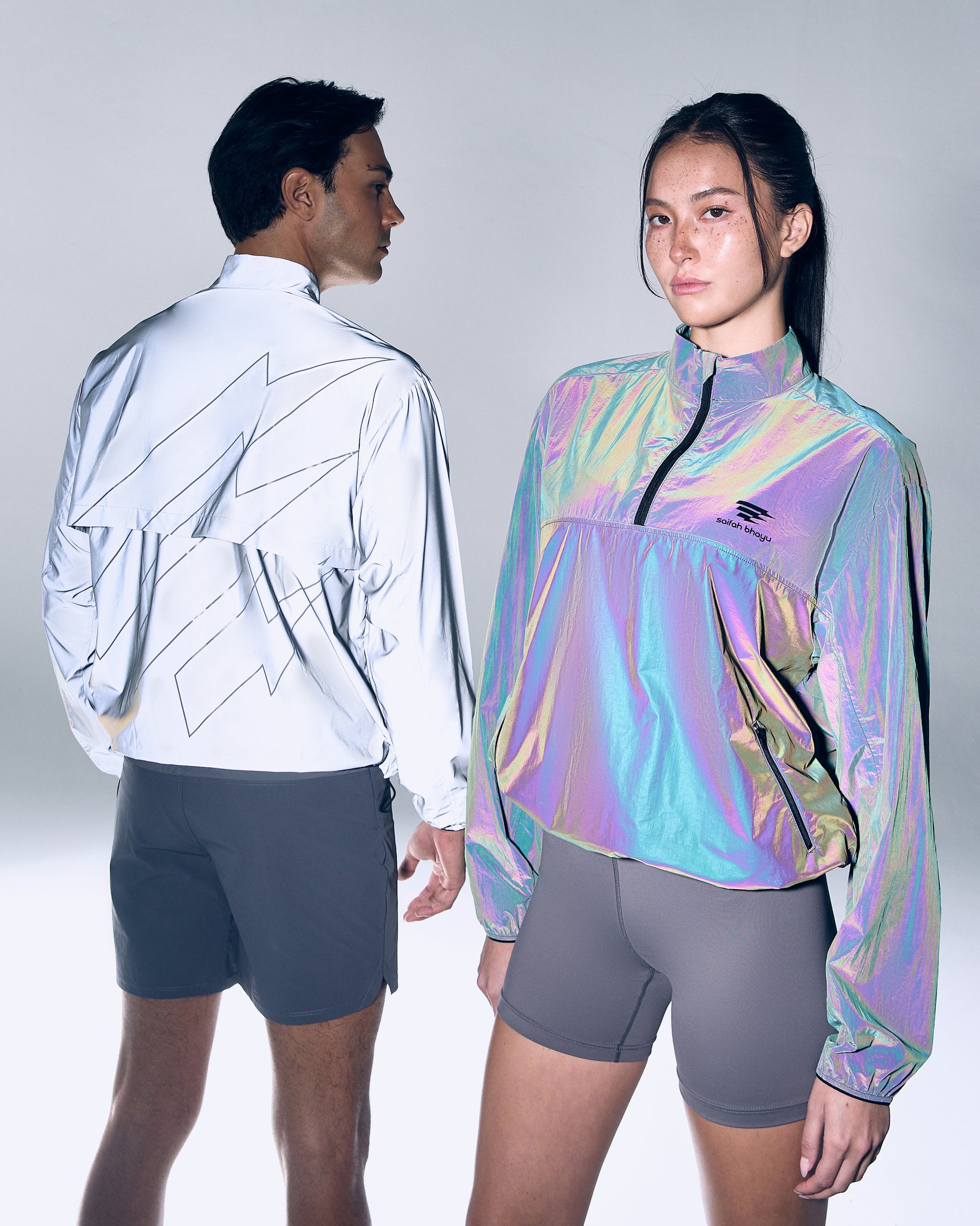 Unisex HALF-ZIP Reflective Jacket